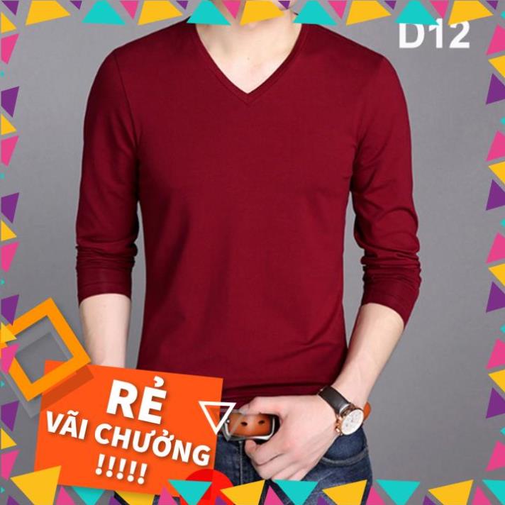 [HOT SALE] ÁO THU ĐÔNG NAM  tay dài cổ tim, chất cotton 4 chiều , áo dài tay nhiều màu dáng ôm thời trang _vifa