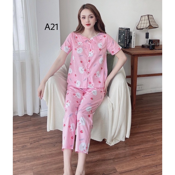 Đồ bộ mặc nhà , chất liệu thô kate