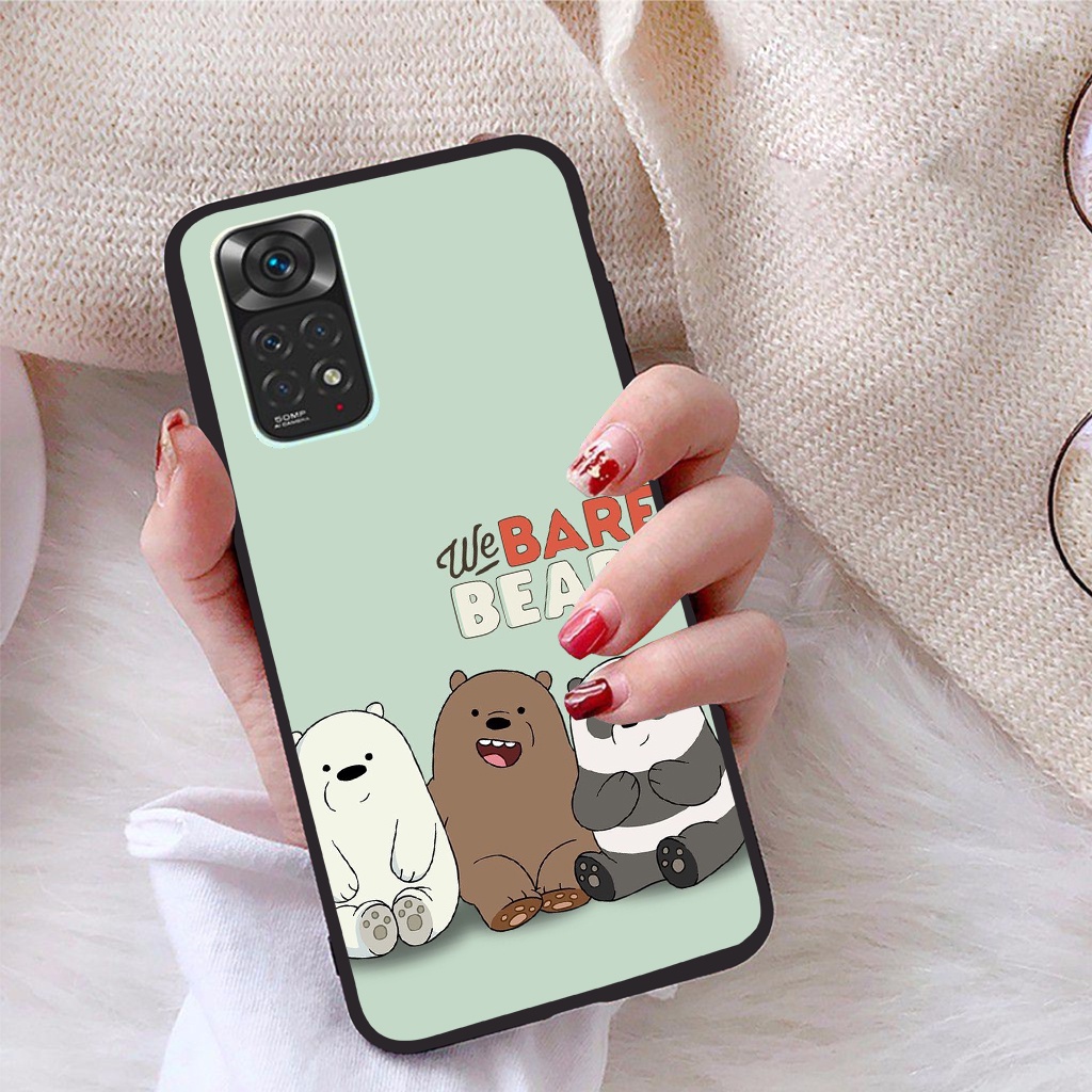 Ốp lưng Xiaomi Redmi Note 11 5G viền dẻo TPU BST Gia Đình Nhà Gấu