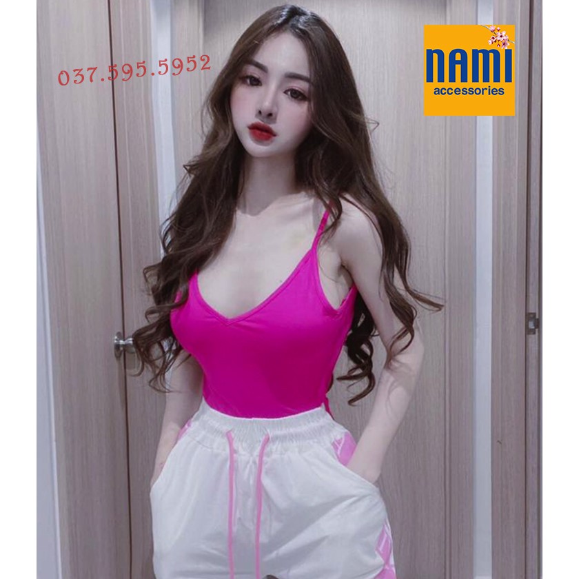 BODYSUIT HAI DÂY CỔ TIM SIÊU SEXY - QANU012