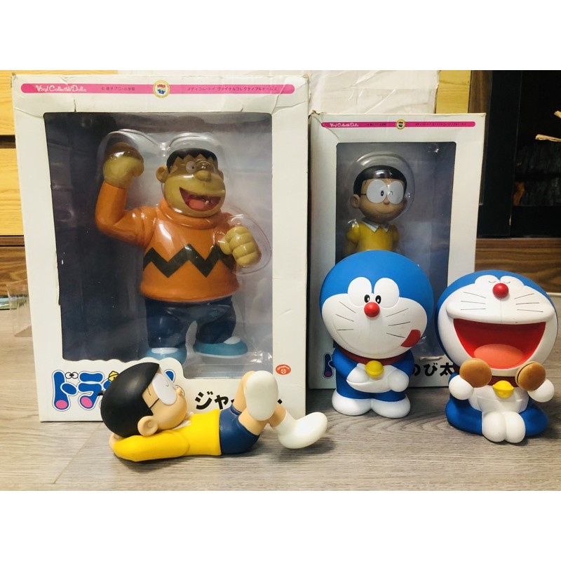 Mô hình hãng MedicomToy VCD Doraemon , Nobita , Chaien - Schleich House