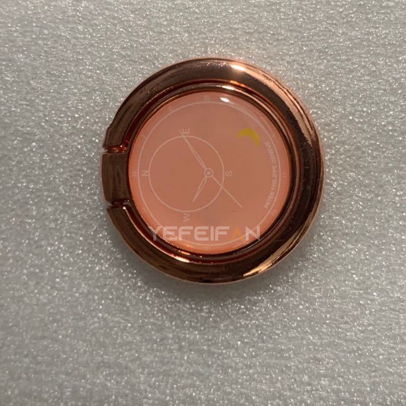 Sang Trọng Vòng Nhẫn Đỡ Điện Thoại Xoay 360 Độ Bằng Kim Loại Tiện Dụng Đứng