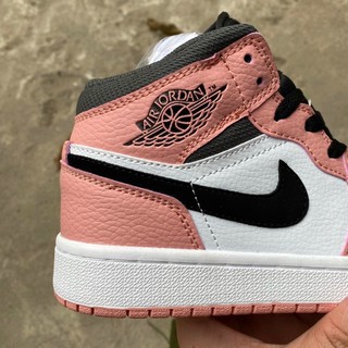 [Full box] giày Jordan hồng phấn đen cao cổ mới