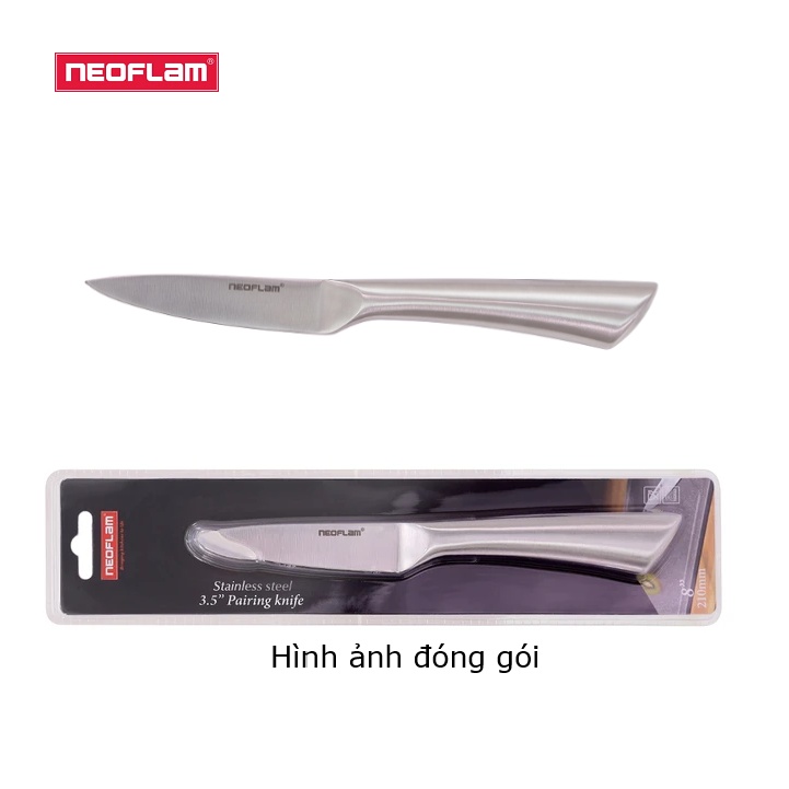 [HÀNG CHÍNH HÃNG] Dao nhà bếp Neoflam, Dao làm bằng inox 430 không gỉ, Lưỡi thép cacbon 3CR14 chống mài mòn, độ sắc cao