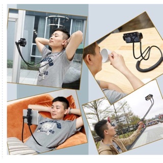 Kẹp điện thoại /ipad lười đeo cổ