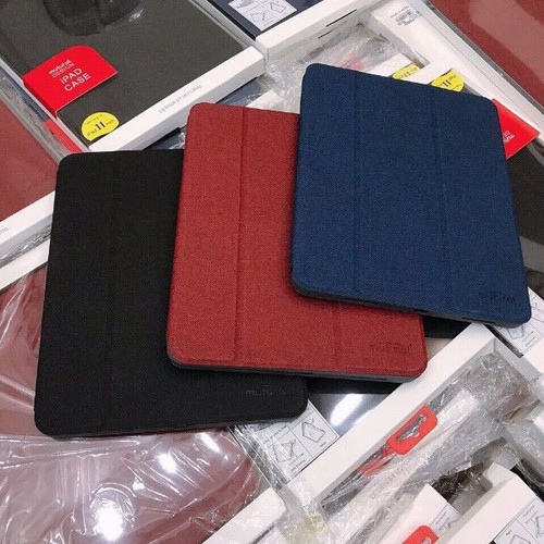 Bao da vải gập thông minh hiệu Mutural cho Apple IPad Air 4 , IPad 10.9 2020 chính hãng