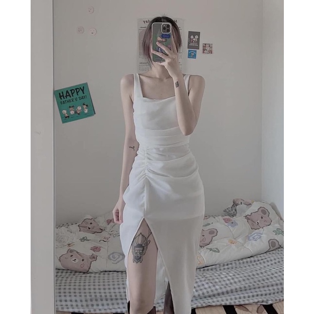 Đầm TRẮNG NHÍU HÔNG XẺ TÀ