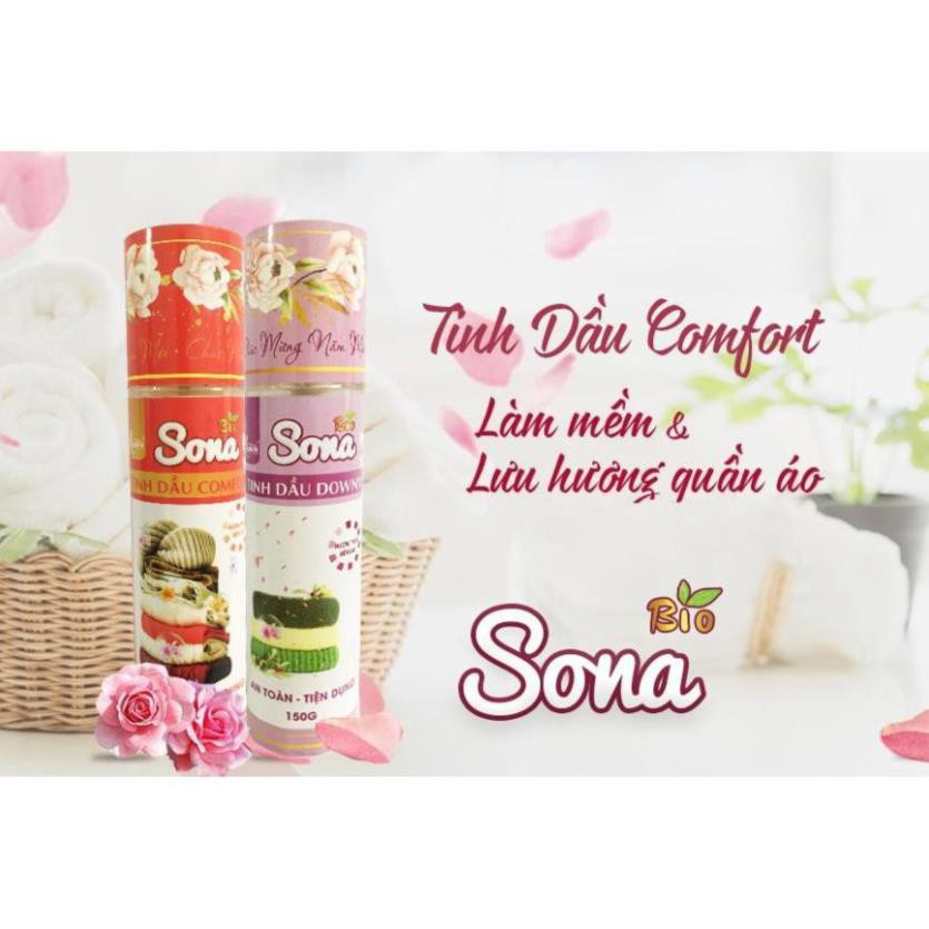 Xịt Thơm Quần Áo SoNa, Xả Vải Khô - Tinh Dầu Lộc Bắc&amp;Ban Mai 150ml