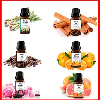 Bộ sản phẩm được chọn mùi 10ml Tinh Dầu sả chanh | Tinh dầu quế | Tinh dầu bạc hà