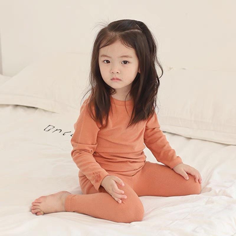 SET 3 BỘ TĂM TRƠN DÀI TAY UNISEX CHO BÉ