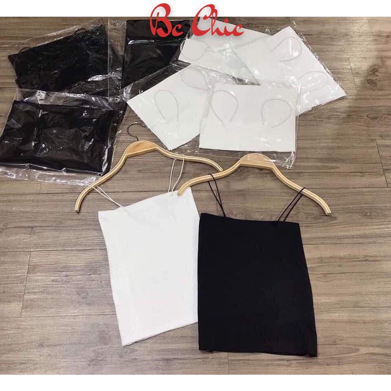 Áo lót nữ, áo bra cotton dáng vừa 2 dây sợi bún B21 BC_CHIC LINGERIE