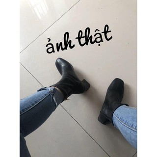 (Order) Boot da mềm gót vuông