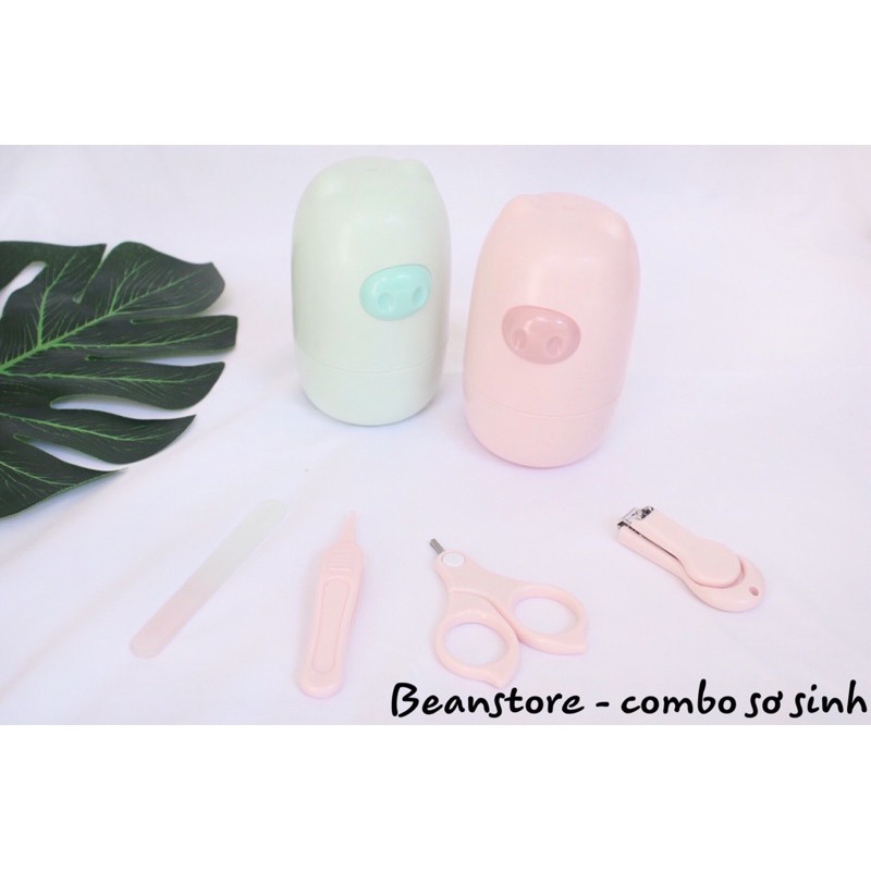 Bộ bấm móng hình heo cho bé yêu