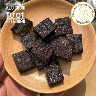 Kẹo chuối tươi cốt dừa bến tre - thơm vị chuối- béo vị cốt dừa - hũ 500gr
