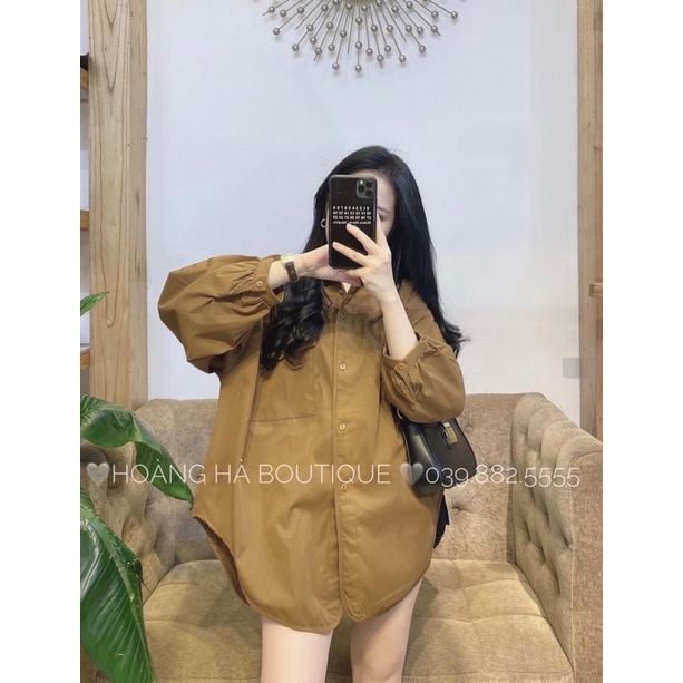 Sơ mi thô mềm vặt tôm một túi Bigsize 55-80kg (hình thật cận chất vải )