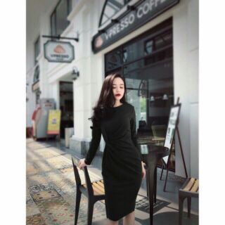 Đầm Body Xoắn Eo Cực Xinh