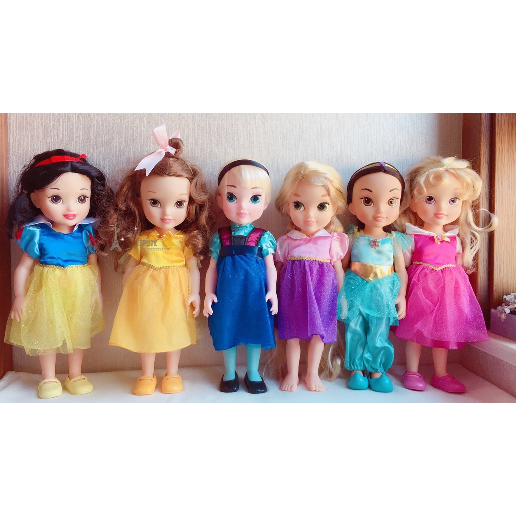 [Xã Kho, Đủ mẫu ] Búp Bê Công Chúa  Disney Princess phiên bản gầy 39 cm- Disney Toddler 16 Inch (Hàng chuẩn, đồ gốc)