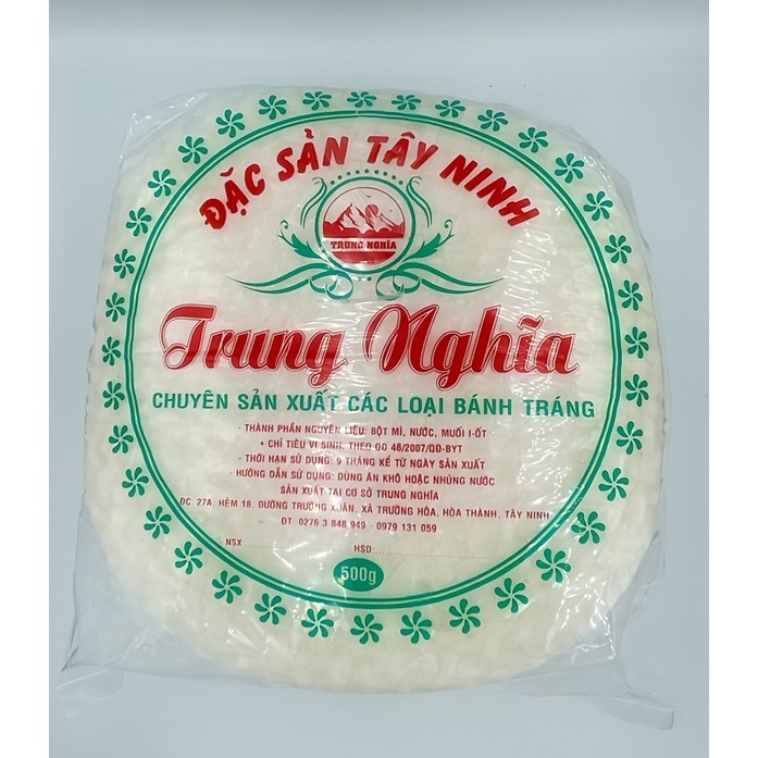 Bánh tráng tròn .Trung Nghĩa