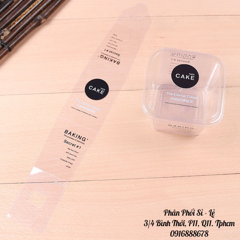 (Set 50) Tag Nhựa dành cho Hộp Pet Vuông B10-08