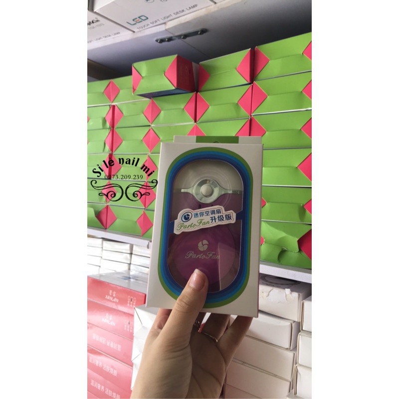quạt sấy mi sau khi nối giúp keo khô nhanh hơn ( tích điện)