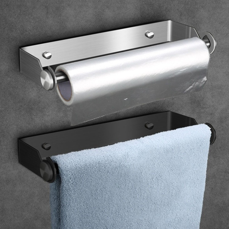 Giá Đỡ Cuộn Giấy Vệ Sinh Gắn Tường Bằng Thép Không Gỉ Tiện Lợi Dành Cho Nhà Tắm