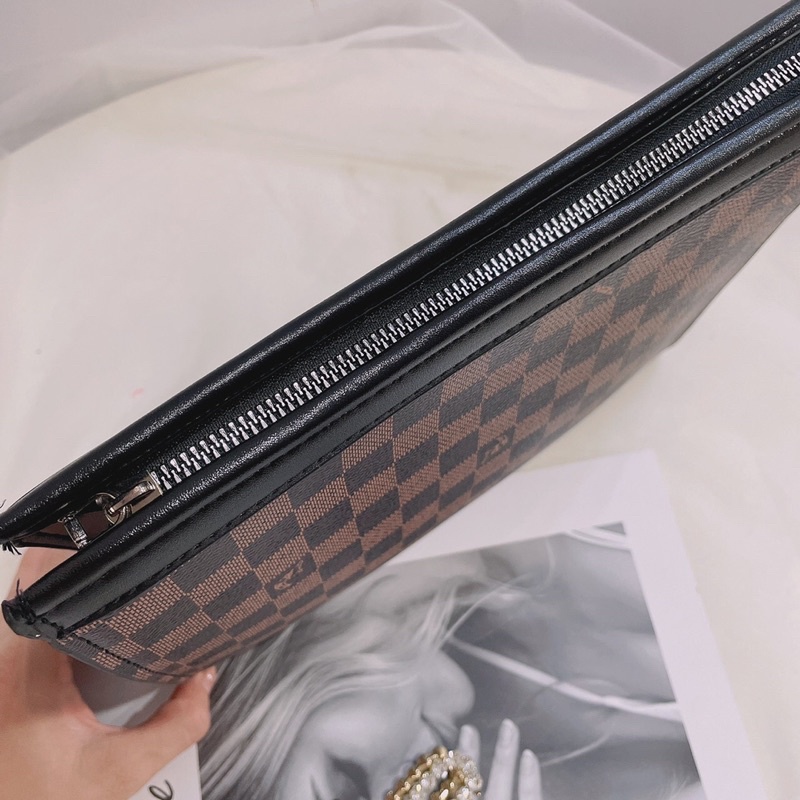 Ví cầm tay Clutch thời trang cao cấp da mềm đẹp nhiều ngăn tiện dụng DIOMI