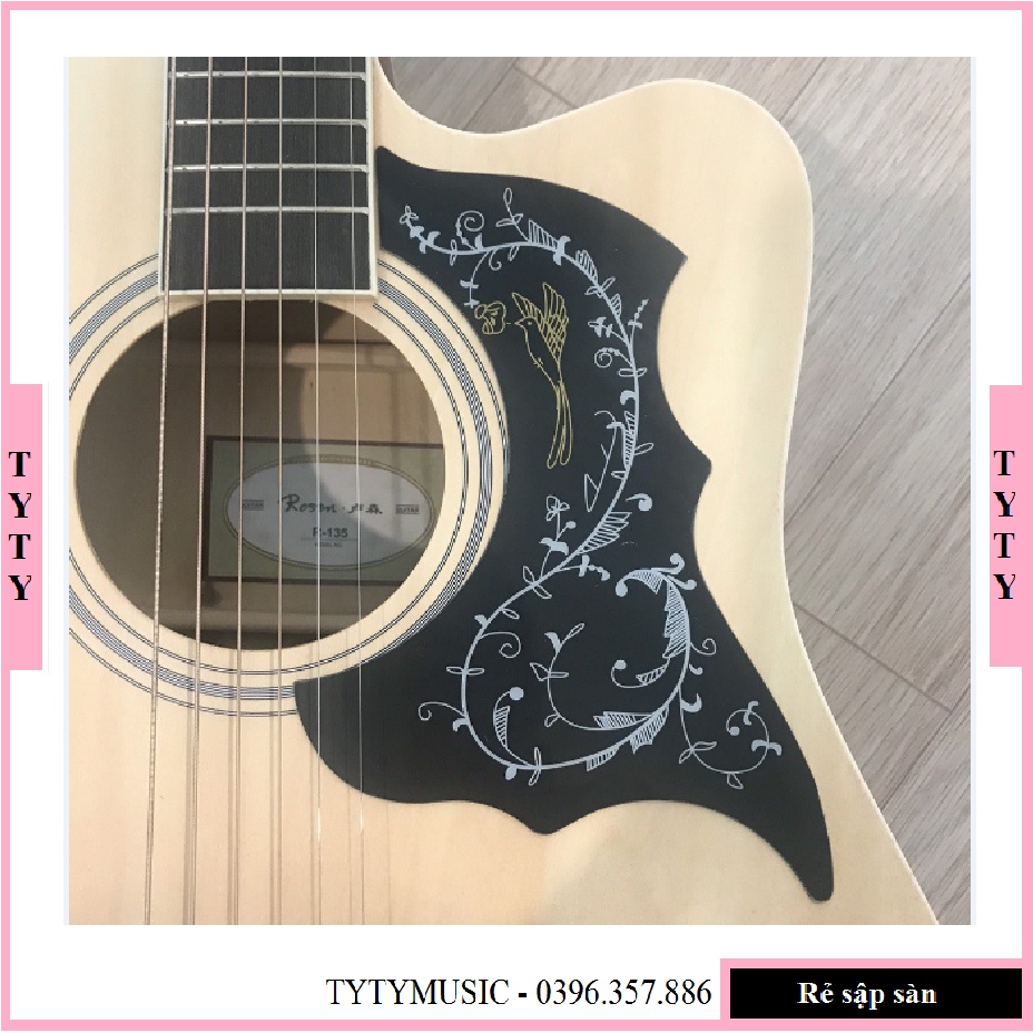 Miếng Dán Chống Xước Đàn Guitar Họa Tiết Trang Trí CAO CẤP TYTYmusic