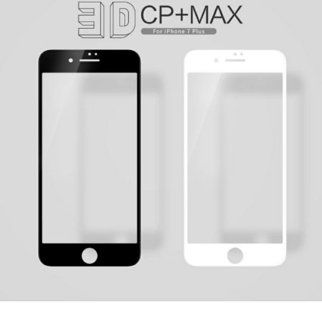 Kính cường lực Full màn Nillkin 3D CP+ Max IPhone 7plus / IPhone 8plus - Xịn nhất