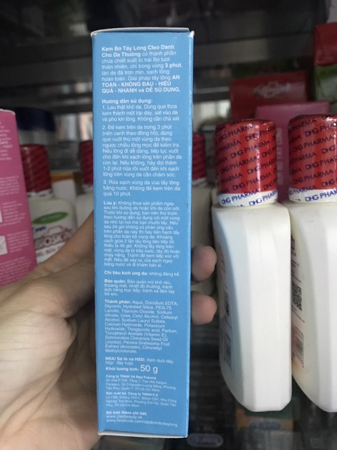 Kem tẩy lông CLEO Nách , Tay ,Chân Avocado 50g | BigBuy360 - bigbuy360.vn