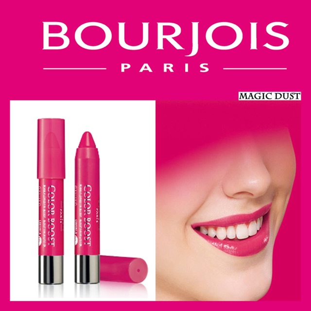 Son bút chì bourjois color boost nhiều dưỡng bền màu đến 10h - mỹ phẩm Pháp chính hãng/ quà tặng ý nghĩa cho phụ nữ