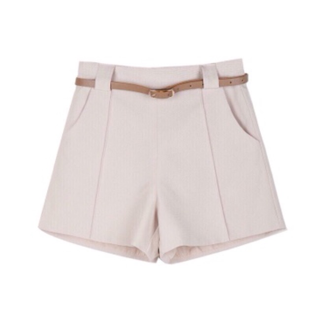 Quần short nữ công sở ly trước ( không kèm đai)