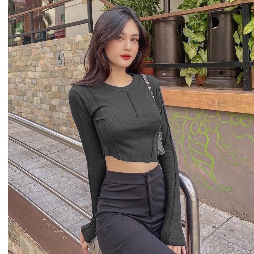 Áo Thun Nữ ,áo kiểu nữ tà xéo Chất Thun gân mềm
