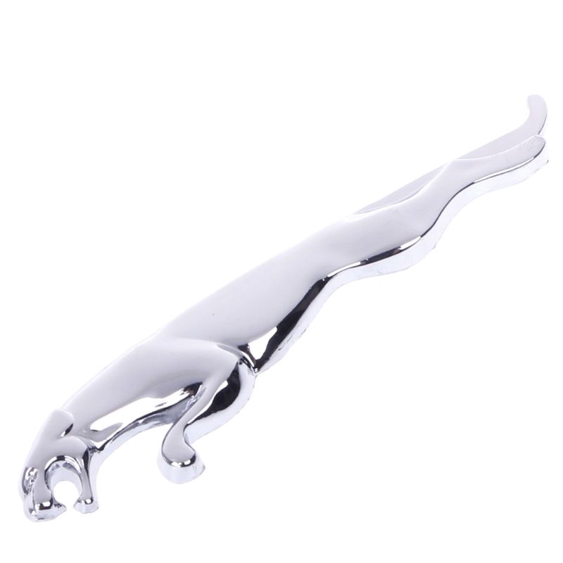 Hình Dán Con Báo 3d Kim Loại Trang Trí Xe Hơi