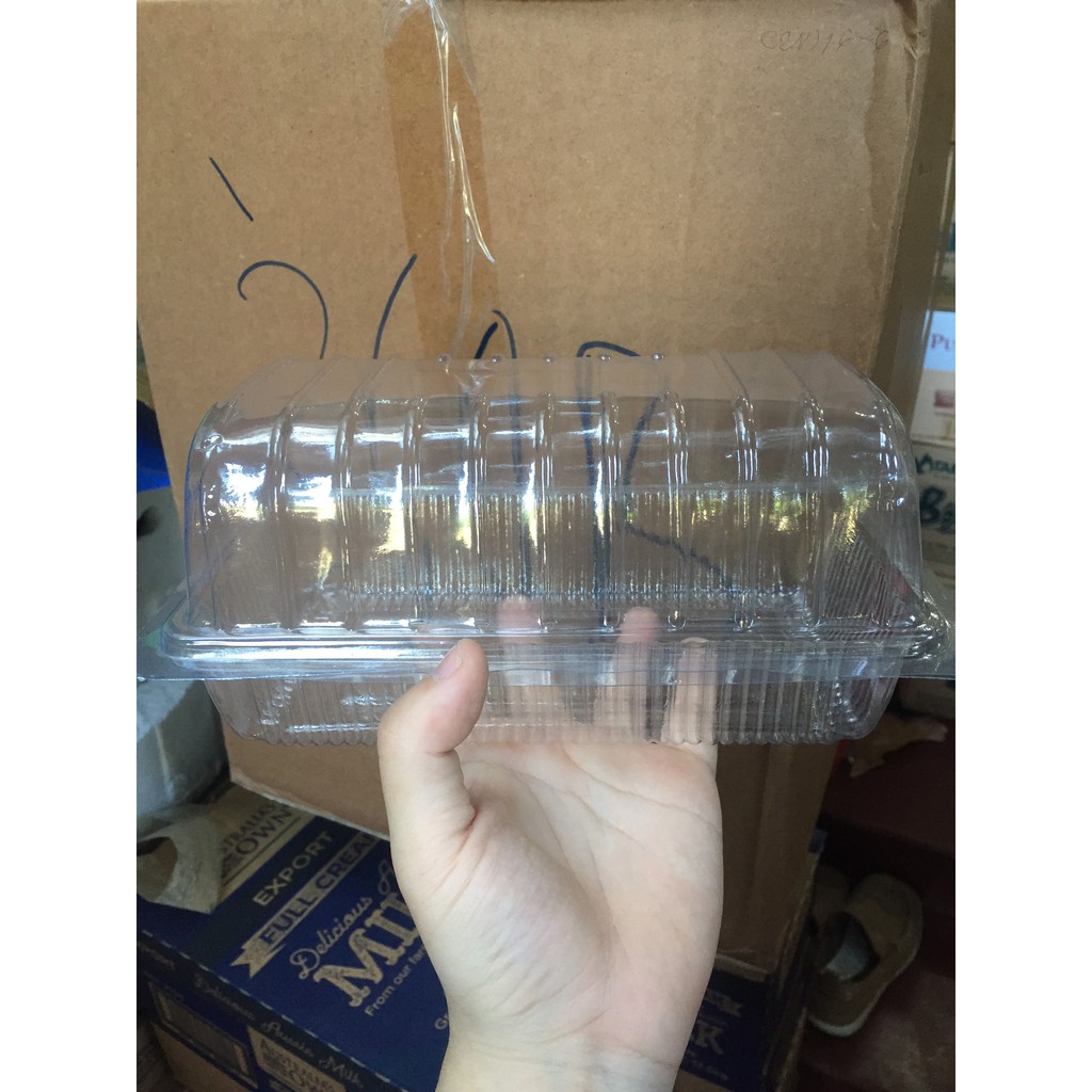 Combo 100 Hộp Nhựa H53 Đựng Bánh