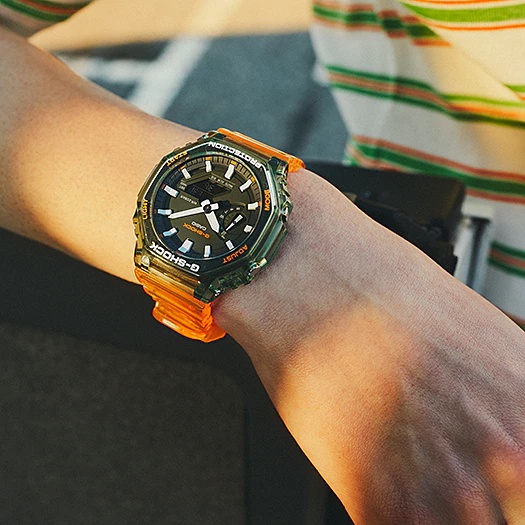 Đồng hồ nam Casio G-Shock GA-2100 / GA-2100HC-4A chống va đập, chống nước 200m, hàng chính hãng