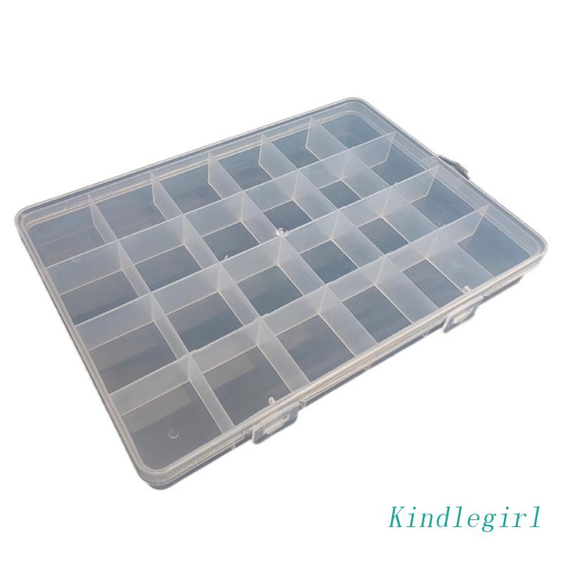 Hộp Nhựa 24 Ngăn Đựng Trang Sức Tiện Dụng