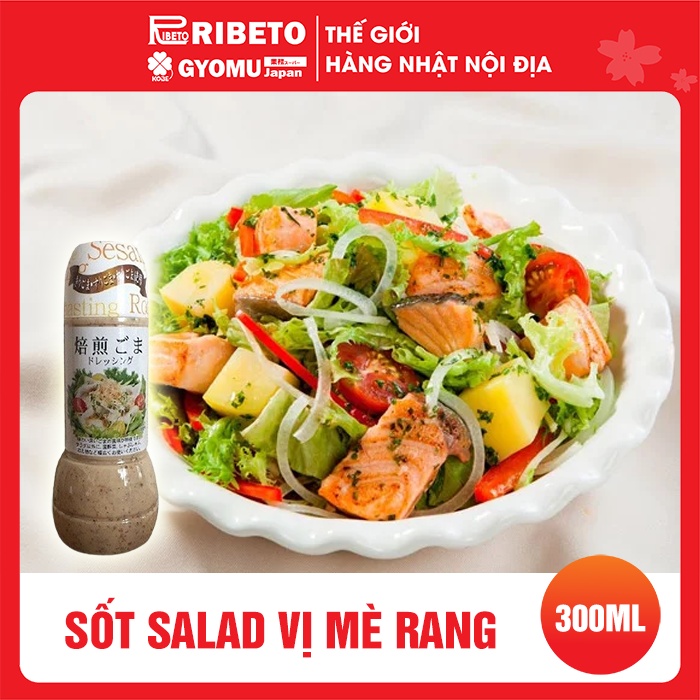 Sốt salad vị mè rang 300ml - KOBE BUSSAN - Hàng nội địa nhật Bản