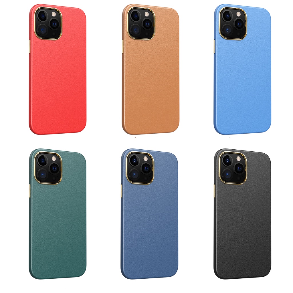 Ốp Điện Thoại Da PU Mềm Mỏng Chống Trượt Chống Trầy Xước Cho iPhone 13 12 11 Pro Max Bảo Vệ