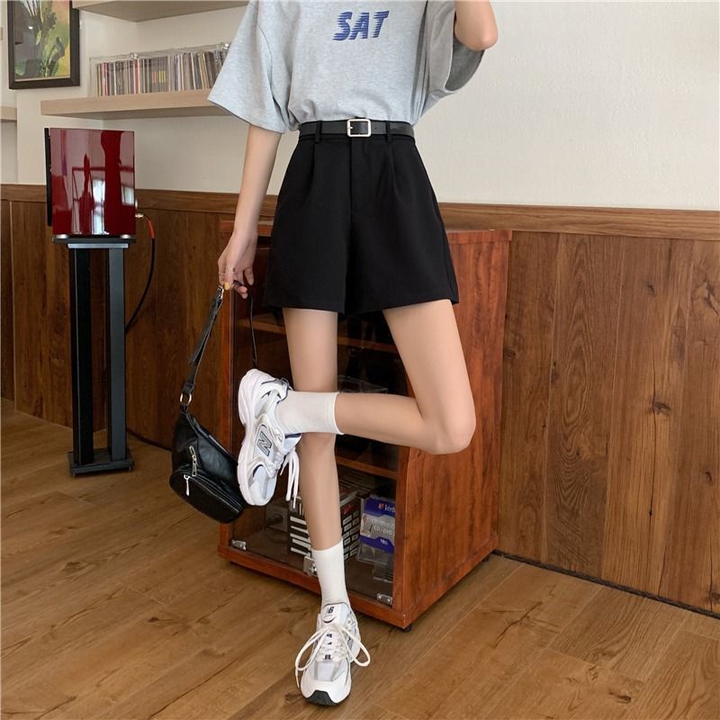 Quần Đùi Thời Trang Phong Cách Hàn Quốc 172588 Quần Short Ống Thẳng Giảm Thời Trang