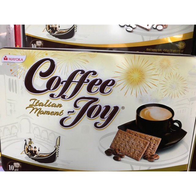 Bánh Coffee Joy 450g hộp thiếc