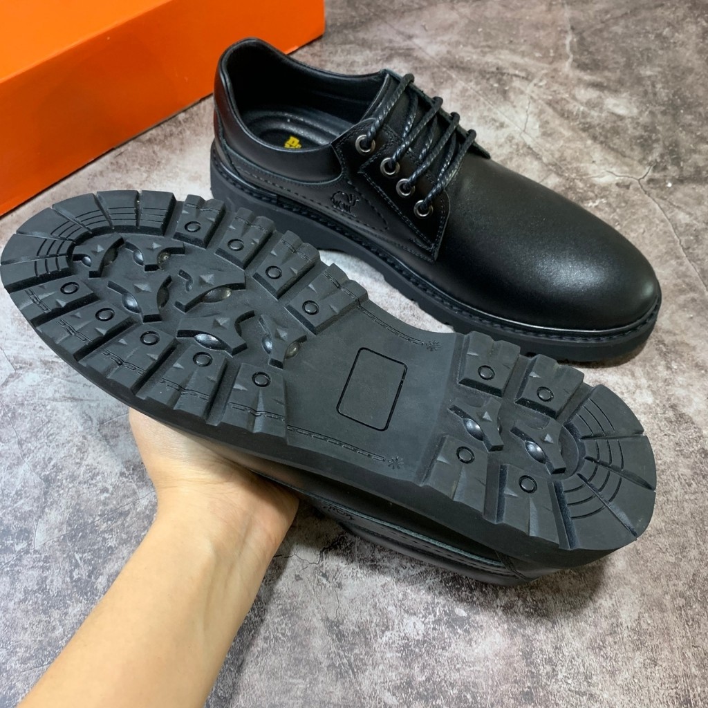 Giày Nam - Giày Đốc Da Bò Nguyên Tấm Đế Cao Su Có Khâu Đế Phong Cách Hàn Quốc(Bảo Hành Da 12 Tháng) | BigBuy360 - bigbuy360.vn
