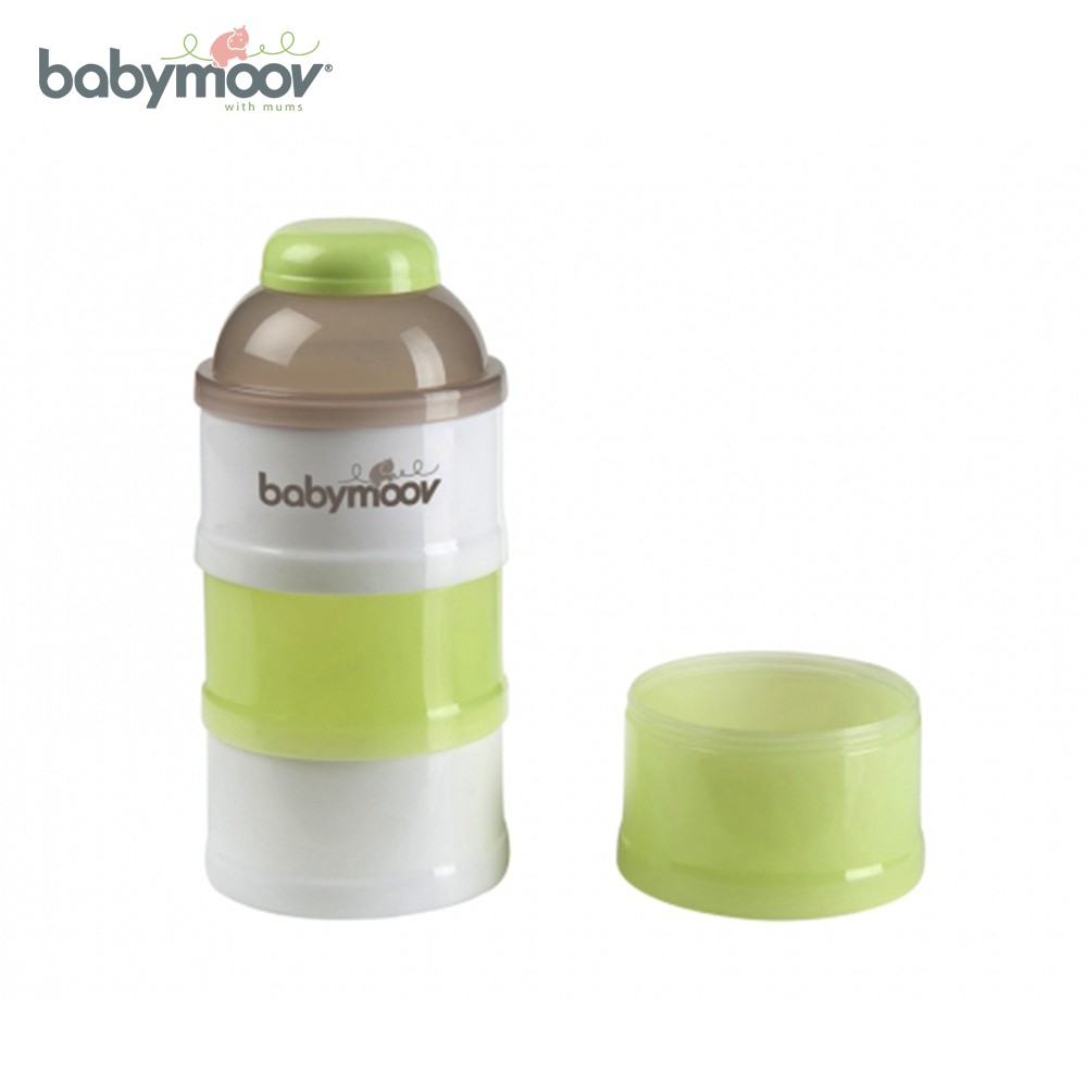 Hộp chia sữa 4 tầng Babymoov (Xanh/Đỏ)