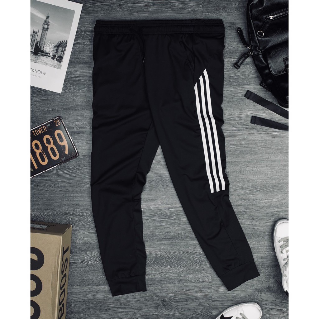 Quần Thể Thao Nam 3 Sọc, Quần Nỉ Jogger Nam Thu Đông Co Giãn Ống Suông ,Ống Côn - QTT04 - Trung Quân Fashion | BigBuy360 - bigbuy360.vn