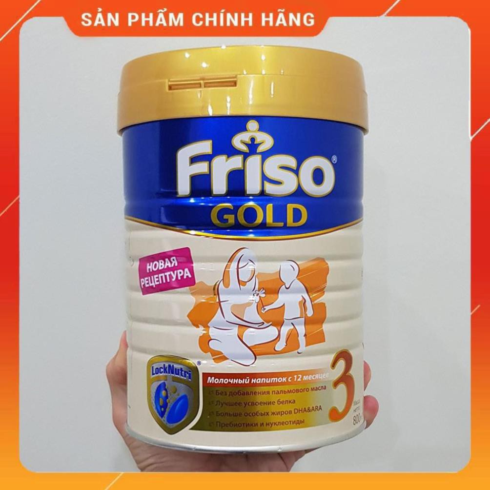 Sữa Friso gold 3 [Hàng nội địa Nga - Date 2022] 800g (Hàng air)