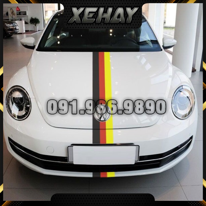 decal dán xe thể thao phong cách BMW M sport, cờ ý, đức, pháp, loại cao cấp độ bền cao