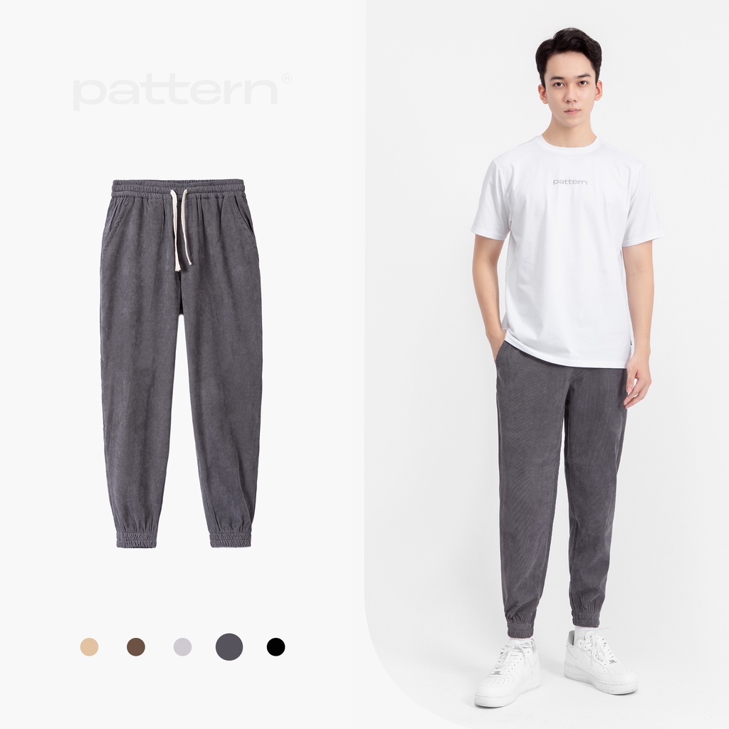 Quần Jogger nhung tăm PATTERN 5 màu PQ011