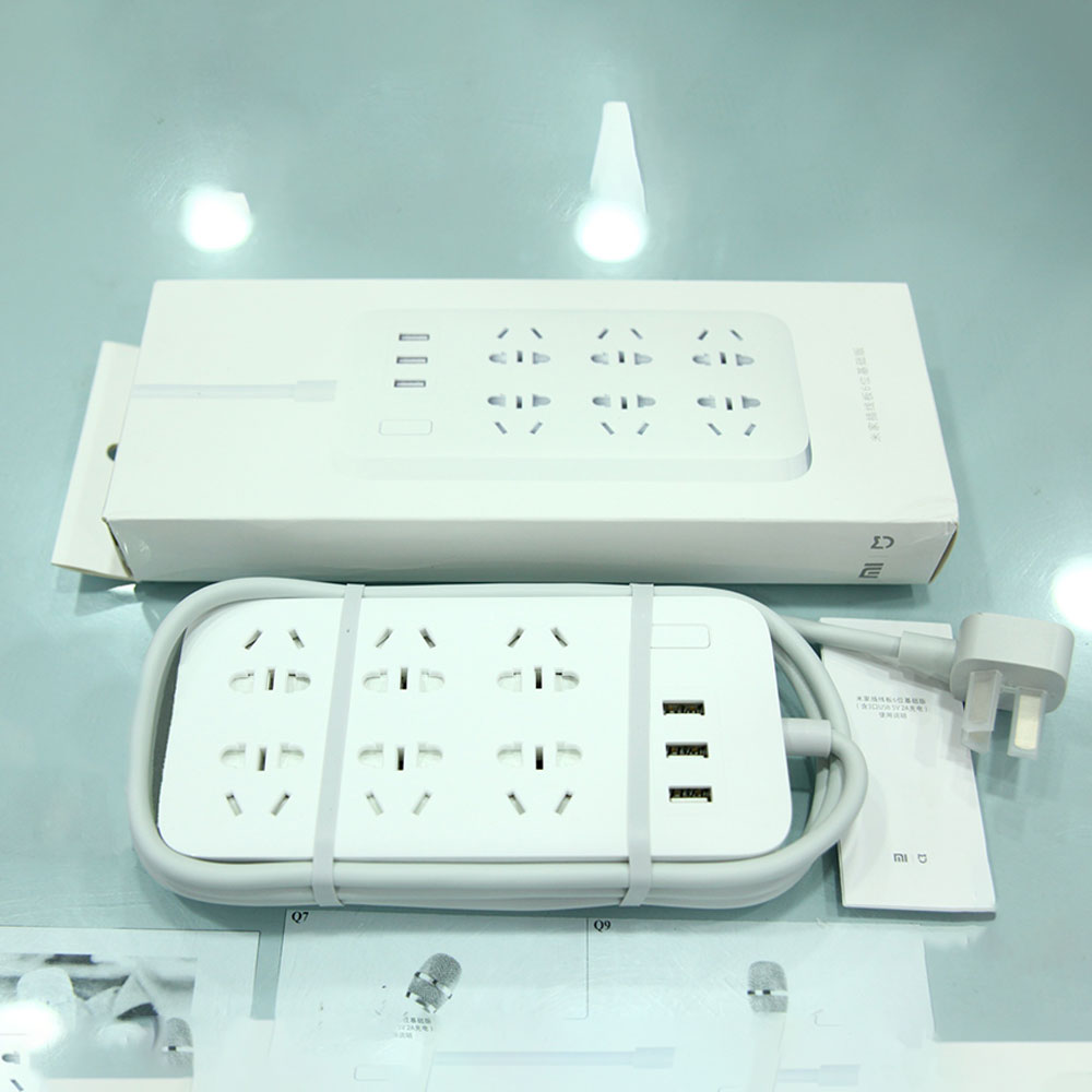 Ổ cắm 6 cổng Xiaomi Power Strip CXB6-1QM - Bảo Hành 1 Tháng