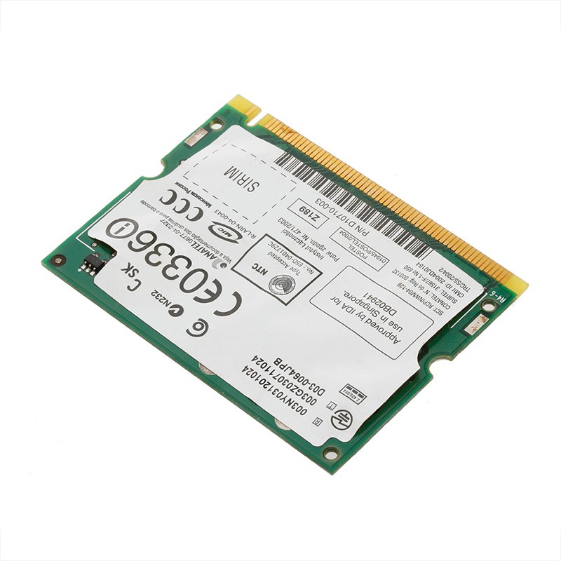 Card mạng WiFi Intel Pro / 2200b / G Mini PCI cho Toshiba DELL