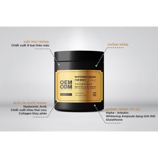 Kem Body Trắng Da OEM ODM từ Nhật Bản không Nhũ( an toàn cho mẹ bầu)