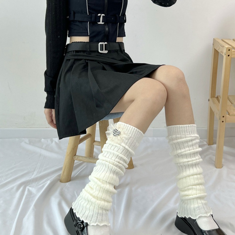 Tất Ống Chân Dệt Kim Giữ Ấm Mùa Đông Cho Nữ